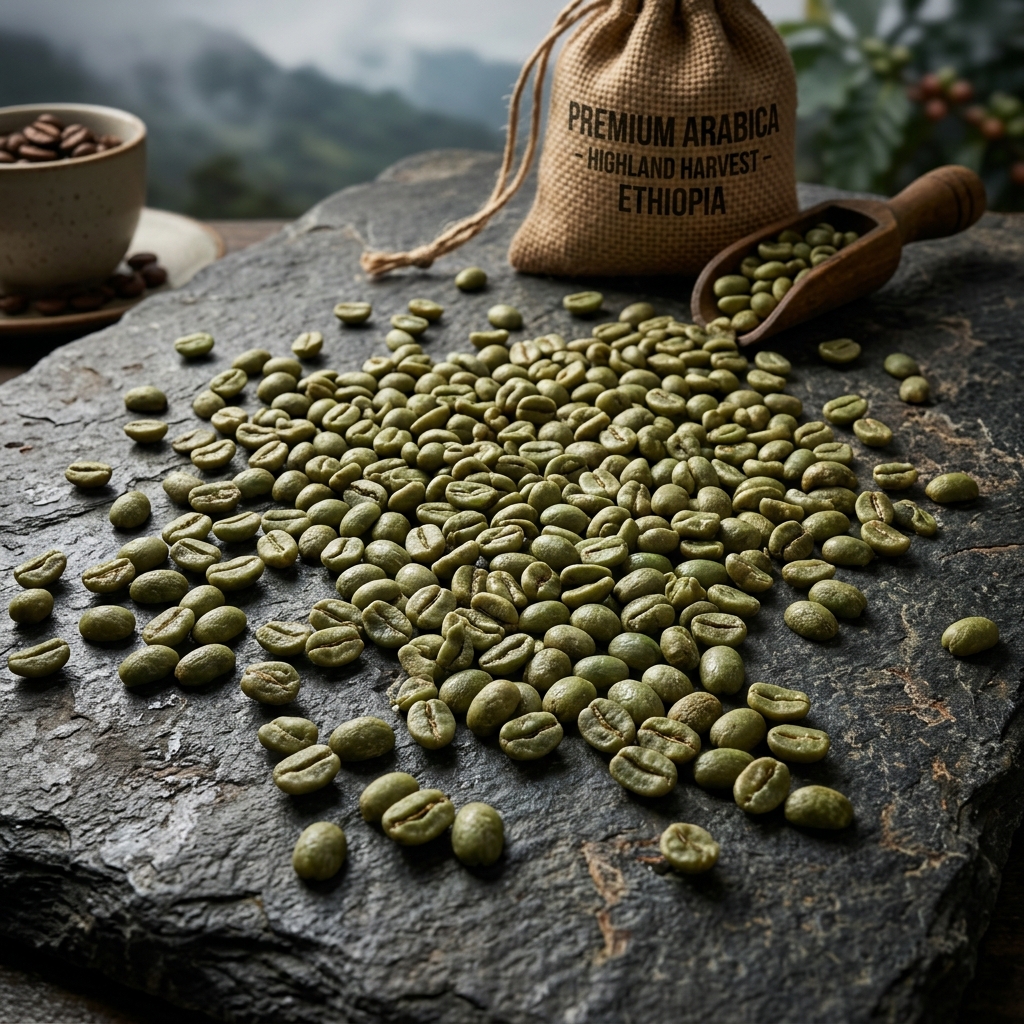 Arabica Green Coffee Beans — Da Lat and Son La Specialty Grade